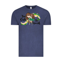 Vintage Denim St. Patrick' Too cute to pinch Vintage Tee - CowGirlArtShop