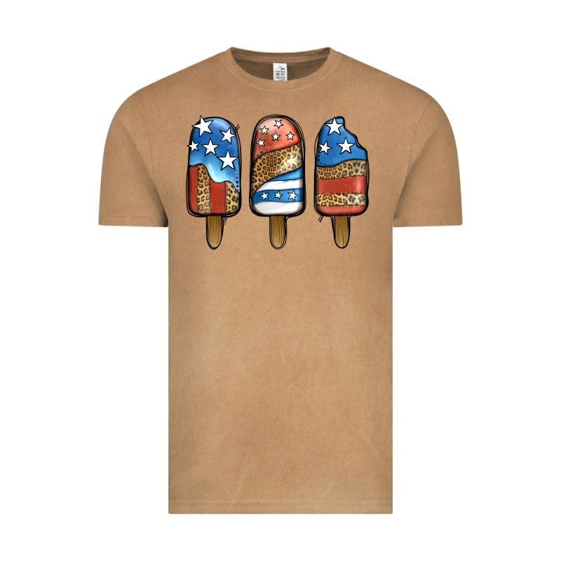 Patriotic Leopard Popsicles Vintage Tee by Jasminsmagicworld | Teevron