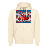 Sandshell american truck 4th of july tumbler Zipper Hoodie - BarkalooDesign