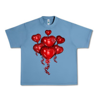 Pebble Blue heart balloons olivia Urban Heavy Tee - OliviaCreatesArt