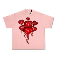 Salmon heart balloons olivia Urban Heavy Tee - OliviaCreatesArt