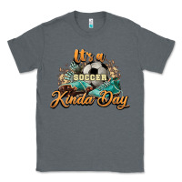Charcoal Heather It's a Soccer Kinda Day Classic Tee - HowdyJamesFarm