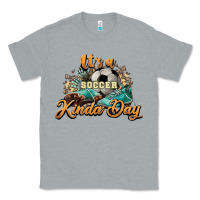 Heather Grey It's a Soccer Kinda Day Classic Tee - HowdyJamesFarm