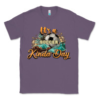 Lavender It's a Soccer Kinda Day Classic Tee - HowdyJamesFarm