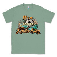 Sage It's a Soccer Kinda Day Classic Tee - HowdyJamesFarm