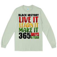 Matcha black history live it Long Sleeve Tee - FaDigitalArtStudio