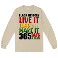 Mushroom black history live it Long Sleeve Tee - FaDigitalArtStudio