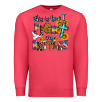 Cardinal this is how i fight my battles Premium Sweatshirt - AdoDesignShop