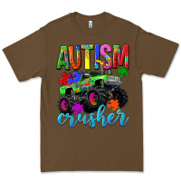 Cacao Autism Awareness crusher Premium Tee - NancyCooperArtShop