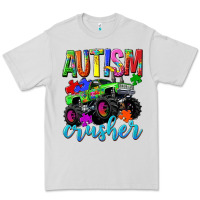 Dove Grey Autism Awareness crusher Premium Tee - NancyCooperArtShop