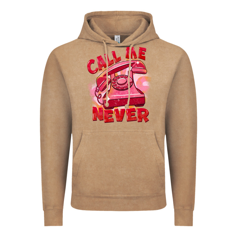 Call Me Never Vintage Hoodie by FaDigitalArtStudio | Teevron