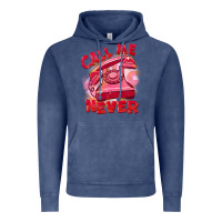 Vintage Denim Call me never Vintage Hoodie - FaDigitalArtStudio