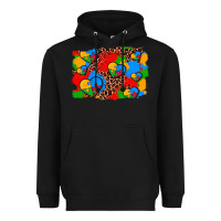 Black autism heart background Heavyweight Hoodie - AdoDesignShop