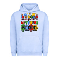 Pigment Grape Ice in a world where you can be anything be kind Urban Hoodie - JahusDesignShop