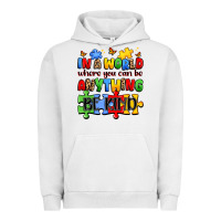 Pigment Lunar Rock in a world where you can be anything be kind Urban Hoodie - JahusDesignShop