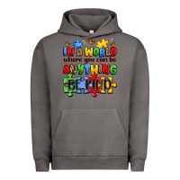 Pigment Tornado in a world where you can be anything be kind Urban Hoodie - JahusDesignShop