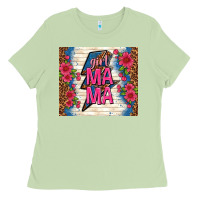 Matcha girl mama thunder with flowers Ladies Tee - TumblerDesignByShophia