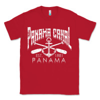 Red panama canal   central america pacific ocean traveling beach t shirt Classic Tee - maiPhamDesign
