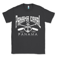 Panama Canal   Central America Pacific Ocean Traveling Beach T Shirt Classic Tee | Teevron