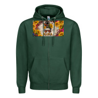 Mess Bun Mama With Sunflowers And Colorful Leopard License Plate Zipper Hoodie | Teevron