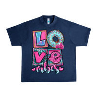 Navy love vibes Urban Heavy Tee - OliviaCreatesArt