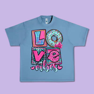 Love Vibes Urban Heavy Tee Designed By Oliviacreatesart
