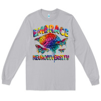 Moon Dust Embrace neurodiversity Autism Long Sleeve Tee - FaDigitalArtStudio