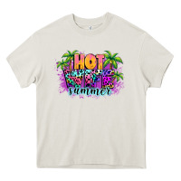 Cream Hot wife summer Heavy Core Tee - NancyCooperArtShop