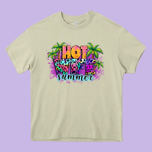Hot Wife Summer Heavy Core Tee Designed By Nancycooperartshop
