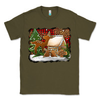 Army Green Christmas cookies buffalo plaid Classic Tee - Jasminsmagicworld