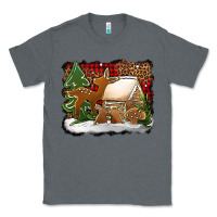 Charcoal Heather Christmas cookies buffalo plaid Classic Tee - Jasminsmagicworld