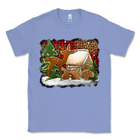 Colony Blue Christmas cookies buffalo plaid Classic Tee - Jasminsmagicworld