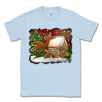 Dusty Blue Christmas cookies buffalo plaid Classic Tee - Jasminsmagicworld
