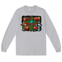 Moon Dust cross leopard cowhide glitter serape Long Sleeve Tee - RanaPortraitStore