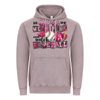 Vintage Zinc In October We Wear Pink And Watch Baseball Vintage Hoodie - FaDigitalArtStudio