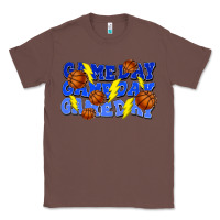 Chestnut Game day game day game day lightning bolt Classic Tee - HowdyJamesFarm