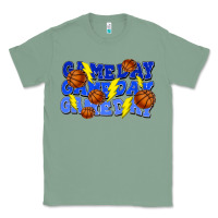 Sage Game day game day game day lightning bolt Classic Tee - HowdyJamesFarm