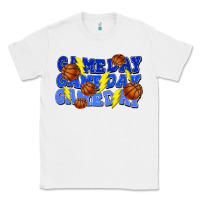 White Game day game day game day lightning bolt Classic Tee - HowdyJamesFarm