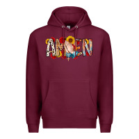 Burgundy amen Premium Hoodie - RacoonDesign