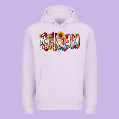 Amen Premium Hoodie Designed By Racoondesign