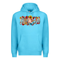 Ocean Blue amen Premium Hoodie - RacoonDesign