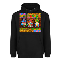 Black autism gnomes Heavyweight Hoodie - AdoDesignShop