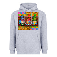 Heather Grey autism gnomes Heavyweight Hoodie - AdoDesignShop