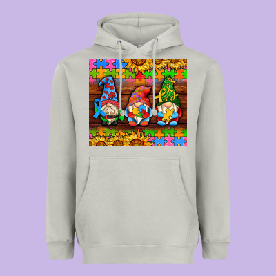 Autism Gnomes Heavyweight Hoodie Designed By Adodesignshop