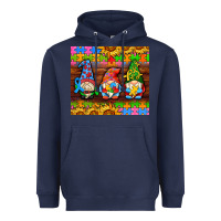 Navy autism gnomes Heavyweight Hoodie - AdoDesignShop