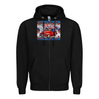 Black american truck 4th of july mousepad Zipper Hoodie - BarkalooDesign