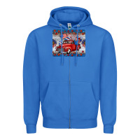 True Royal american truck 4th of july mousepad Zipper Hoodie - BarkalooDesign