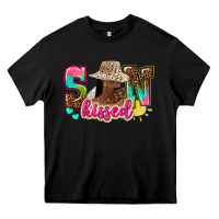 Black Afro woman with sunkissed Heavy Core Tee - NancyCooperArtShop