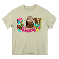 Mossy Afro woman with sunkissed Heavy Core Tee - NancyCooperArtShop