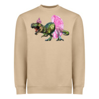 Mushroom balerina t rex dinosaur with tutu Heavyweight Sweatshirt - Artiststas